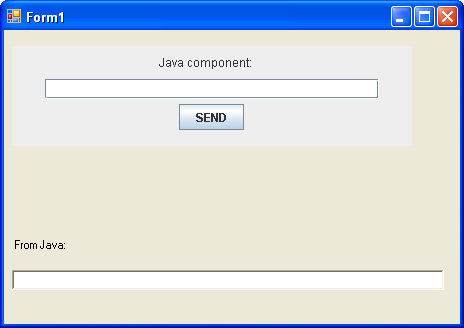 sample Swing component embedded in a WinForms app
