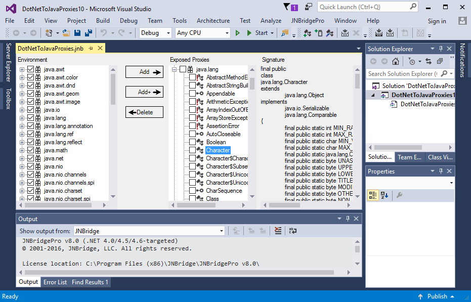 Visual Studio plug-in